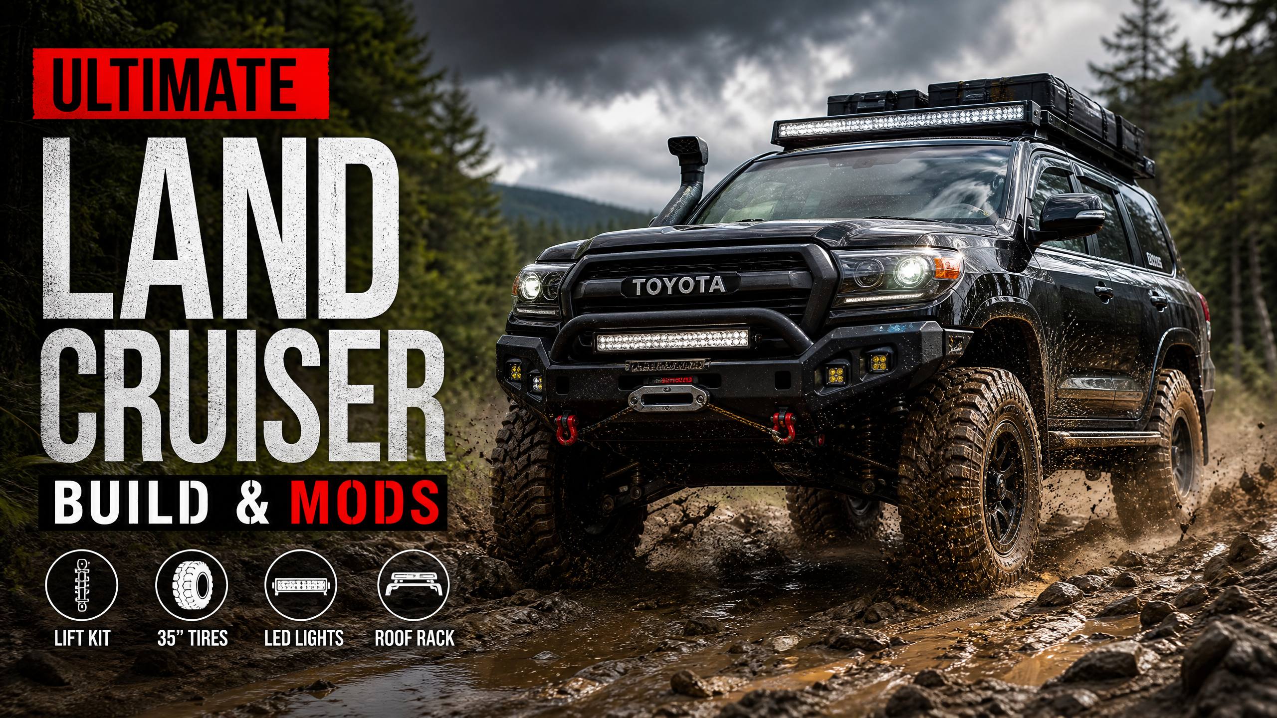 四虎视频 【越野车改装视频】四虎视频陆巡极限越野改装视频，升高底盘+大脚轮胎全记录